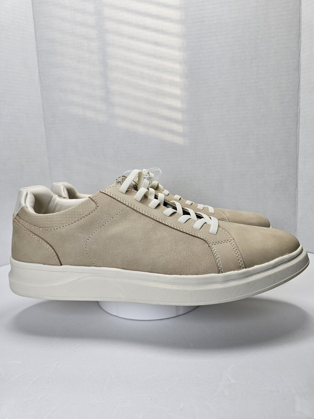 ALDO Men’s Size 13 Beige Casual Lace Up Sneakers Low Top Shoes New